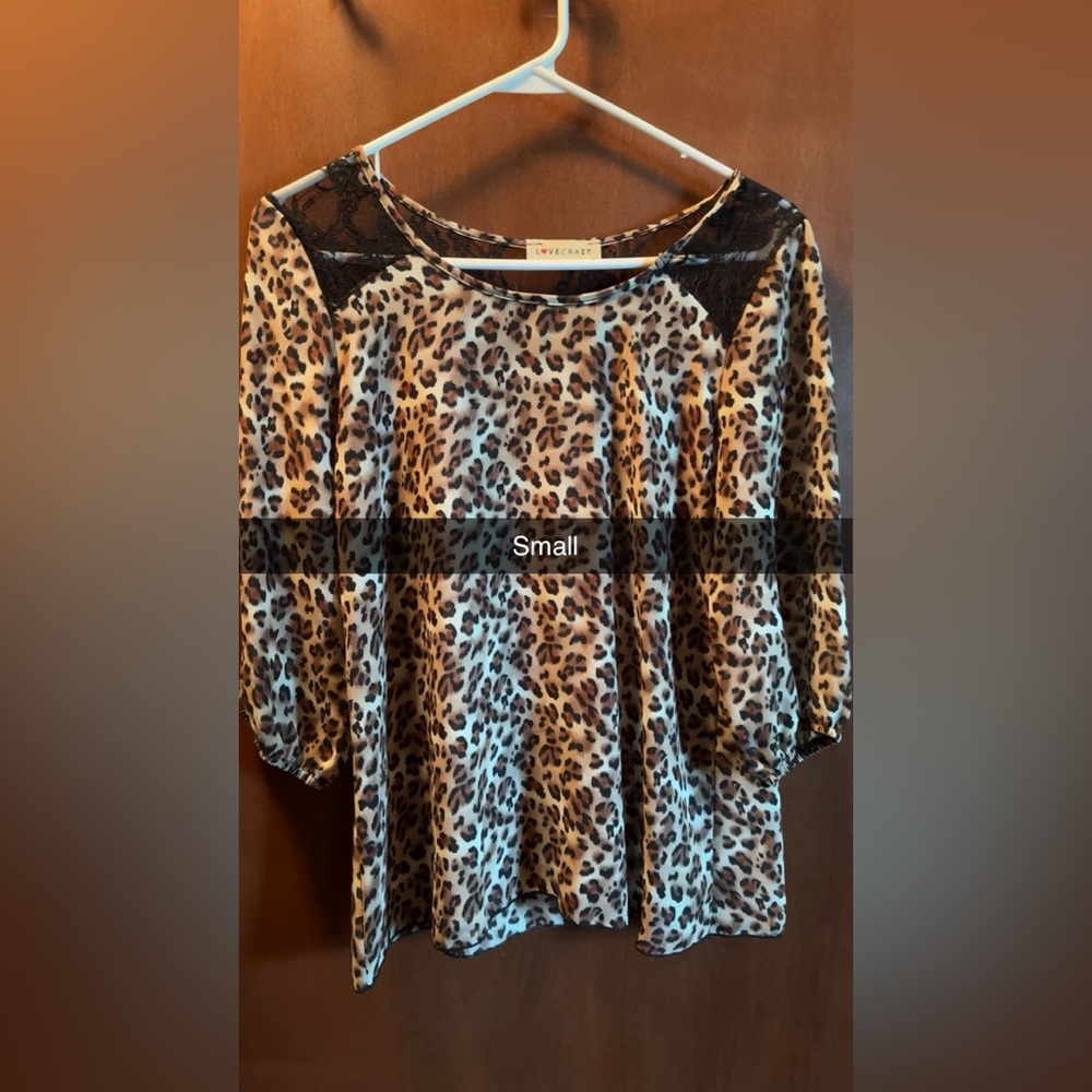 Black and Brown Boxy Blouse